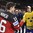 COLOGNE, GERMANY - MAY 21: Canada's Mitch Marner #16 and Sweden's William Nylander #29 shake hands following a 2-1 shootout win for team Sweden during gold medal game action at the 2017 IIHF Ice Hockey World Championship. (Photo by Matt Zambonin/HHOF-IIHF Images)
